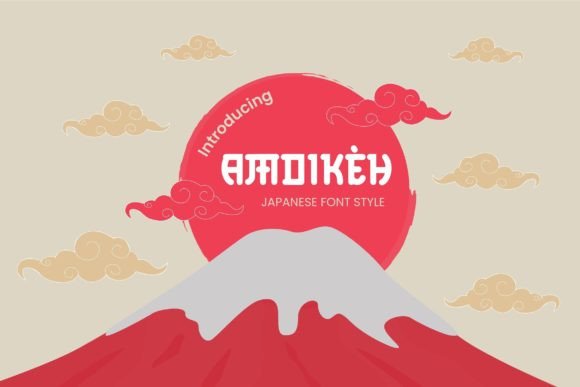Amoikeh: Elegant Japanese Font for Business Branding