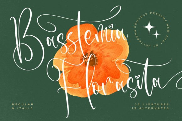 Basstemia Florasita Font for Elegant Campaigns