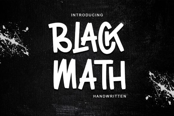 Black Math Font for Bold Campaigns
