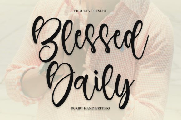 Blessed Daily Font for Creative Makers