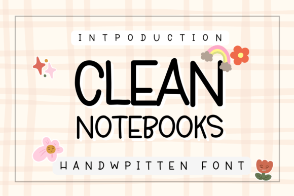 Clean Notebooks Font