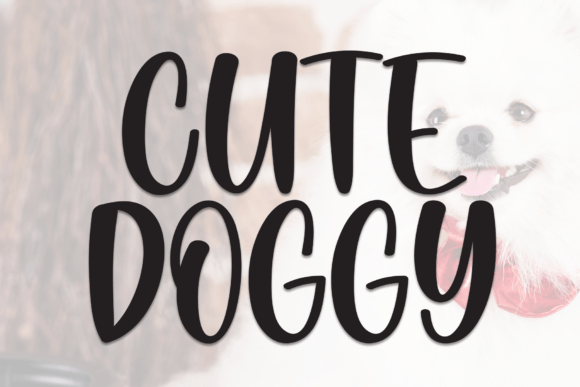 Cute Doggy Font for Creative Projects
