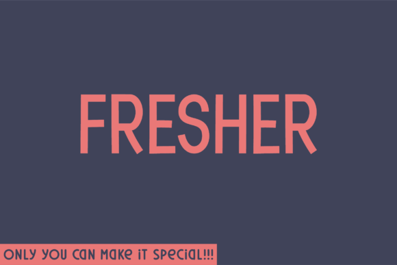 Fresher Font for Handmade Creations