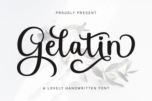 Gelatin Font: Modern Script for Web Design