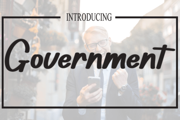 Government Font for Creative Design