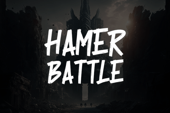 Hamer Battle Font for Creative Projects