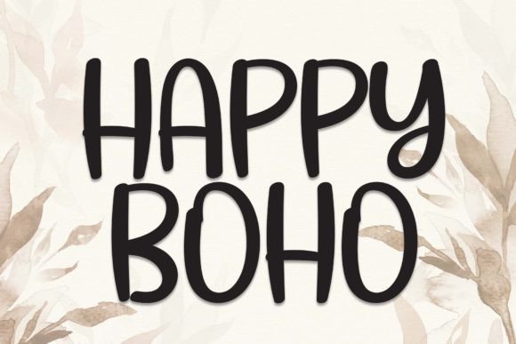 Happy Boho Font Review