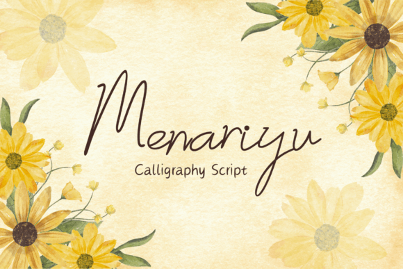 Menariyu: A Sweet Font for Small Business Branding
