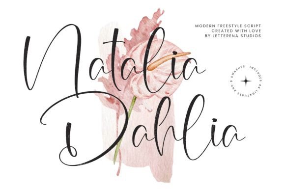 Natalia Dahlia Font for Elegant Branding