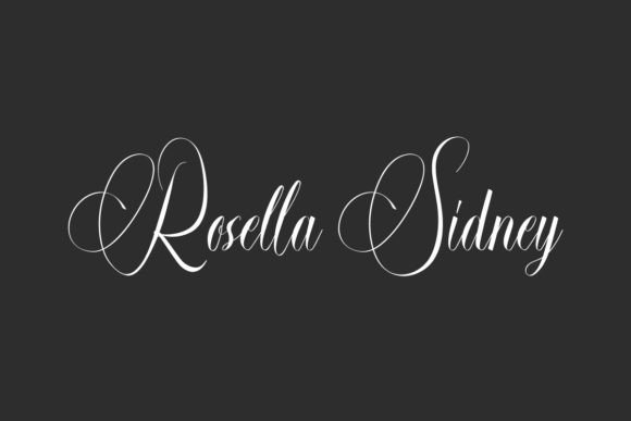 Rosella Sidney Font for Creative Design