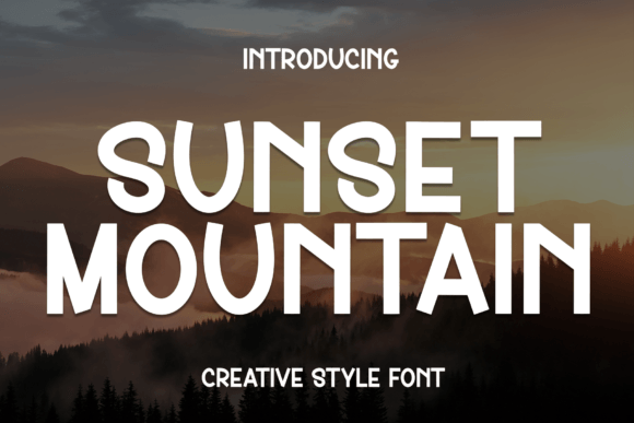 Sunset Mountain Font Review