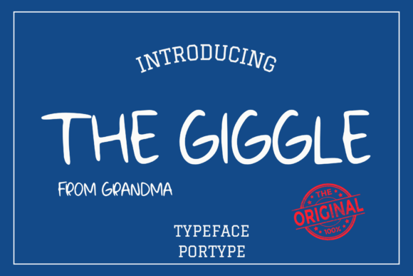 The Giggle Font for Warm, Nostalgic Branding