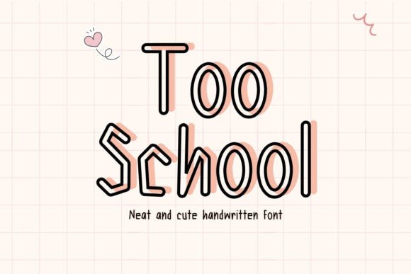 Tooschool Font: Handwritten Elegance for Campaigns