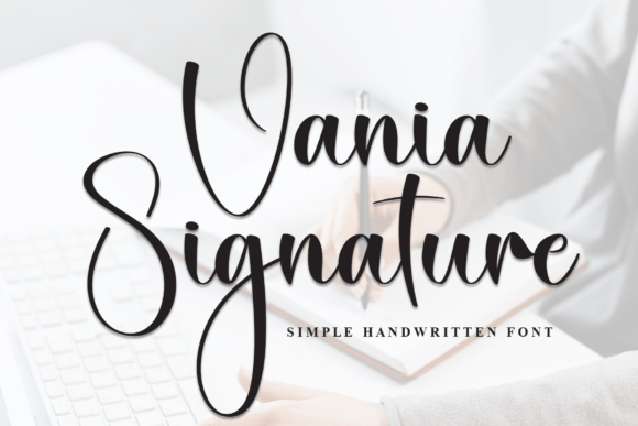 Vania Signature Font for Creative Design